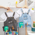 Dino's overall and T-shirt set